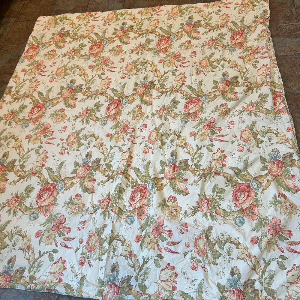 Pottery Barn Katherine Palampore Peony Duvet Cover Pillow Sham Romantic
